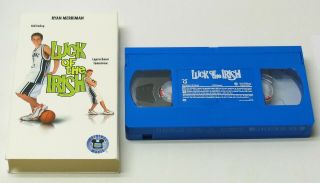 Luck Of The Irish 2001 Vhs Vg Cond.  Rare Oop Disney Channel Movie Fast