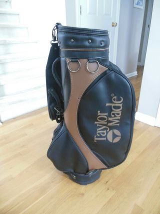 Vintage/rare Taylormade Burner Bubble Staff/tour Golf Bag - Black/brown