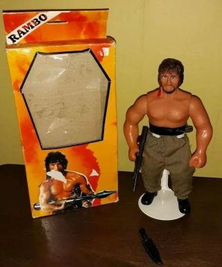 Rare 1985 Vintage Rambo First Blood Part Two Ko Action Figure Taiwan Mego Coleco