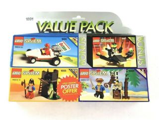 Lego 1891 4 - Set Value Pack Very Rare And Hard - To - Find