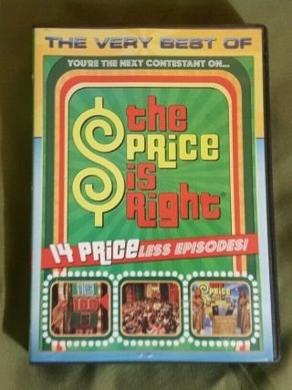 The Very Best Of The Price Is Right Dvd,  2 - Disc Set 14 Episodes Rare Oop Barker
