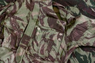 Portuguese Airborne Para Smock Lizard Camo Jacket Rare Bush War Rhodesian S/M 3