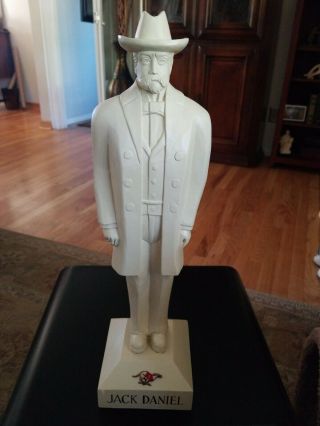 Rare Jack Daniels 18 Inch Tall Wooden Statue / Figure
