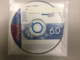 Partition Magic 6.  0 From Power Quest In 5 Different Languages - Rare