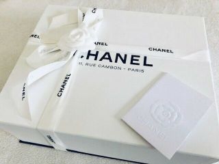 Authentic Chanel Bag Purse White Box From 31 Rue Cambon Paris Rare 13 X 5 X 11