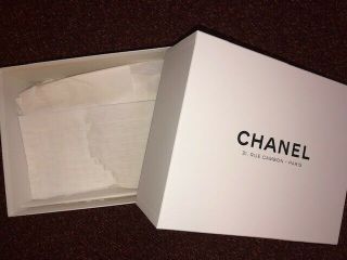 Authentic Chanel Bag Purse White Box from 31 Rue Cambon Paris RARE 13 x 5 x 11 2