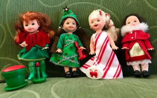 Barbie (No Package) PEPPERMINT KELLY AND FRIENDS Christmas Ornaments l2001 2