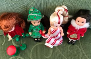 Barbie (No Package) PEPPERMINT KELLY AND FRIENDS Christmas Ornaments l2001 3