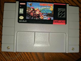 Donkey Kong Country 3 Dixie Kong Double Trouble Snes Authentic