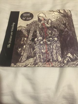 Denial Of God “the Statues Are Watching”e.  P.  Black Metal Vinyl 7”rare