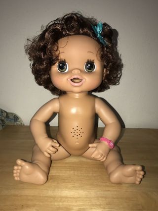 Baby Alive Real Surprises Baby Doll 2012 Brunette Rare Doll Eng/span