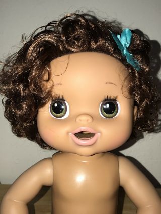 Baby alive Real Surprises Baby Doll 2012 Brunette Rare Doll Eng/Span 3
