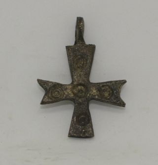 Medieval Bronze Cross - 14th/15th Century 011