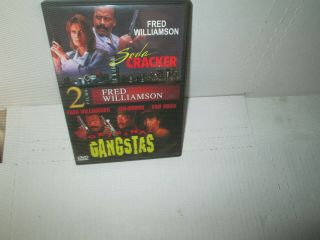 Gangstas - Jim Brown / Soda Cracker - Fred Williamson Rare Dvd 1990s