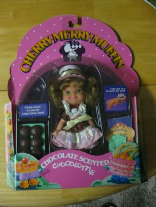 Vintage 1989 Cherry Merry Muffin " Chocolottie " Chocolate Scented Doll