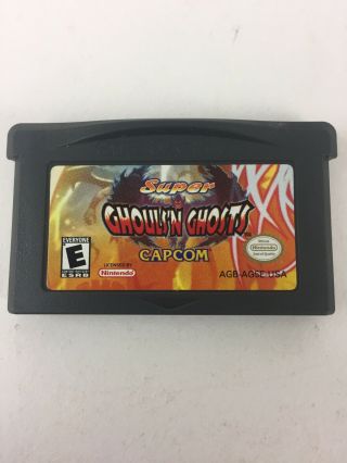 Ghouls ' N Ghosts Gameboy Advance Game Boy GBA Authentic Rare Hard to Find 3