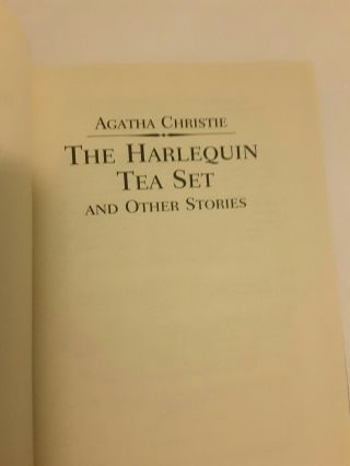 Agatha Christie The Harlequin Tea Set Rare Literary Express 3