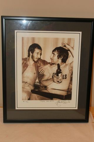 Framed " Pete And Keith " Print - The Who Rare 10/15 - Pete Townshend & Keith Moon