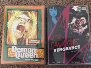 Savage Vengeance Demon Queen Massacre Video Dvd Donald Farmer Sov Rare Oop