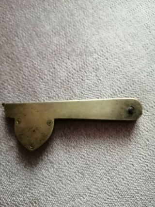 Antique Brass And Steel Blood Letting Tool