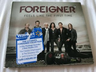 Foreigner - Feels Like The First Time 2cd,  Dvd 2011 Walmart Exclusive Rare Oop