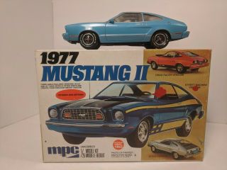 Vintage Mpc 1977 Ford Mustang Ii 1:25 1 - 7713 Built
