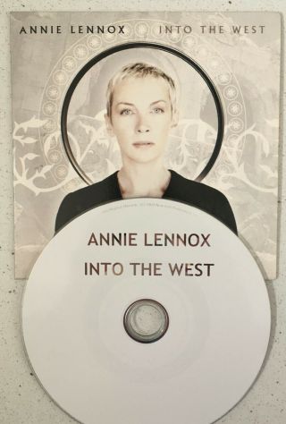 ANNIE LENNOX Very Rare MEXICO PROMO CD Single Into The West EURYTHMICS 2