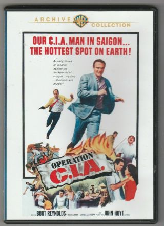 Operation C.  I.  A.  Dvd Widescreen Burt Reynolds Rare Warner Archive Release