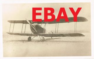 German Bi - Planes Vintage Rare Photograph Of A German Aeg - C - Iv Biplane Look