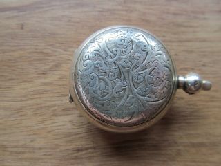 Antique English Sterling Silver Sovereign Coin Holder