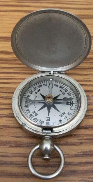 Rare Vintage Wittnauer U.  S.  Military Compass -