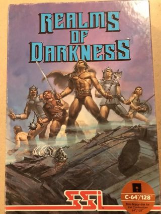Realms Of Darkness (commodore 64 C64) Complete Rare Vgc