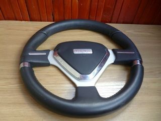 Rare Tuning Leather Momo Steering Wheel 32cm From Italy