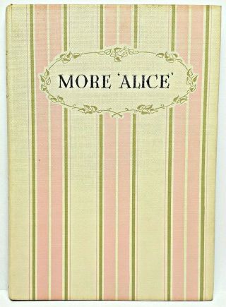 Alice In Wonderland Vtg First Edition Alice 