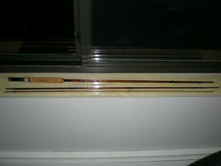 Vintage Bamboo Fly Fishing Rod 9 