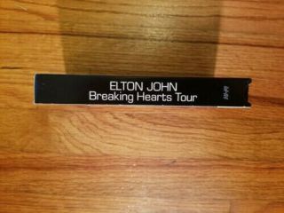 Elton John Breaking Hearts Tour 1984 VHS Video Wembley Live RARE OOP Showman 3