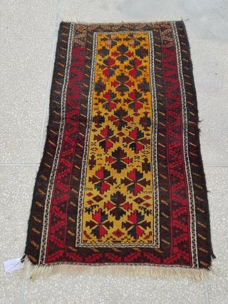 240o - Antique Turkish Anatolian Rug 100 Handmade Size:131.  06 X 106.  68 Cm