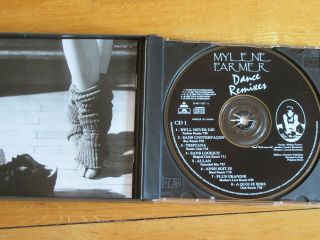 Mylene Farmer Rare Double CD CANADA Dance Remixes - Mylène - Boitier d ' origine 2