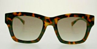 Rare Eye Bobs Helen Back 162 19 Sunglasses Reading Bifocal Lenses Tortoise