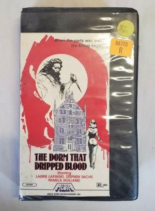 The Dorm That Dripped Blood (vhs) Media Release Rare Horror