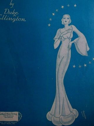 Antique Sheet Music Sophistocated Lady Duke Ellington Piano Collectible