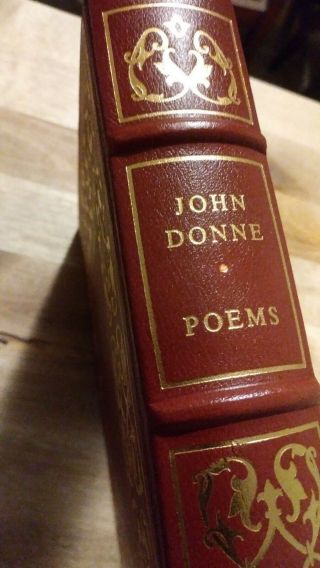 John Donne - Poems,  Franklin Library Leather 100 Greatest Books Of All Time Rare
