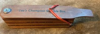Vintage Ben Lee’s Champion Gobble Box Turkey Game Call Old Hunting Rare