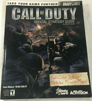 Rare Call Of Duty Official Strategy Guide By Bart Farkas - Fast Usa