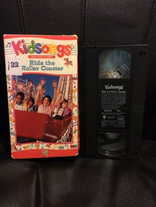 Kidsongs - Ride The Roller Coaster Vhs 1990 View Master Video Rare