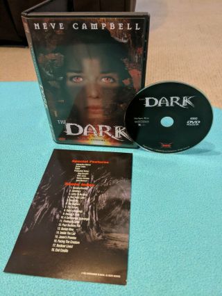 The Dark (dvd) Neve Campbell Rare Oop Horror