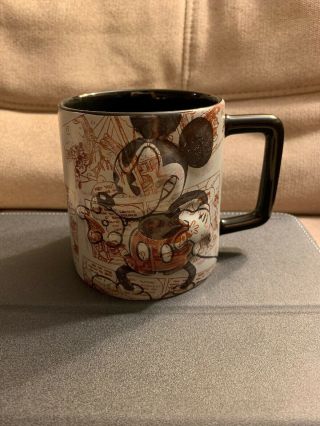 Rare Vtg Disney Store Mickey Mouse Mug 3d Collectible Coffee Tea Cup Thailand