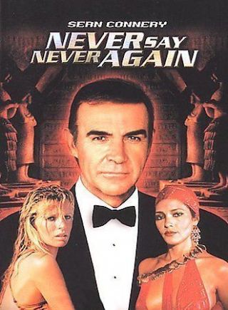 Never Say Never Again - Sean Connery - Mgm (dvd,  2000) - Oop/rare - W/insert