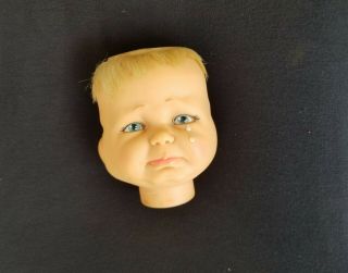 Vintage 1967ideal Toy Corp " Little Lost Baby " 3 - Faced Doll Head Only