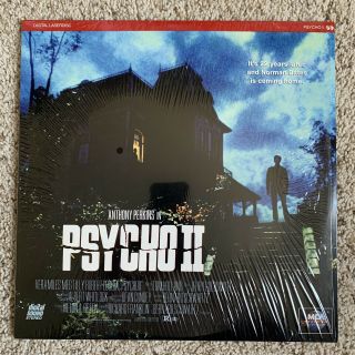 Psycho Ii Laserdisc - Anthony Perkins - Very Rare Horror